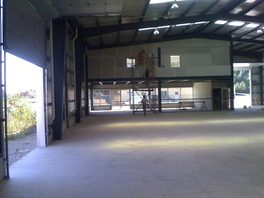 Structural Steel Warehouse inside