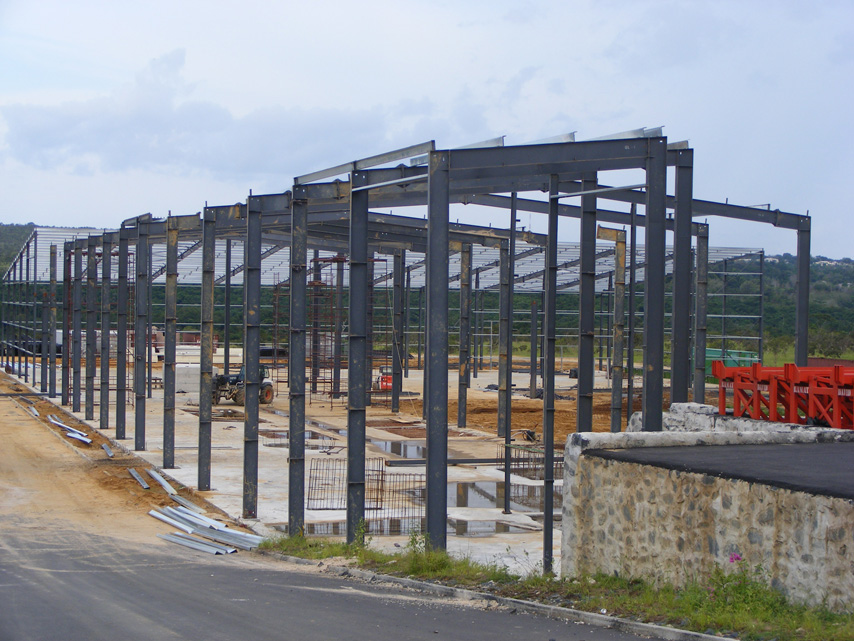 Gabon government project-steel structure warehouse