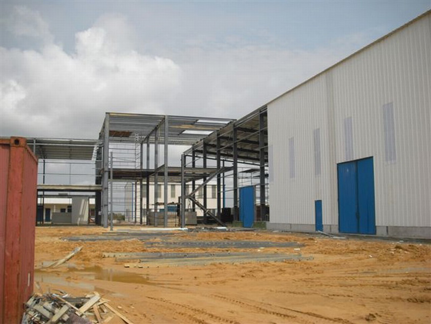 Gabon steel structure warehouse