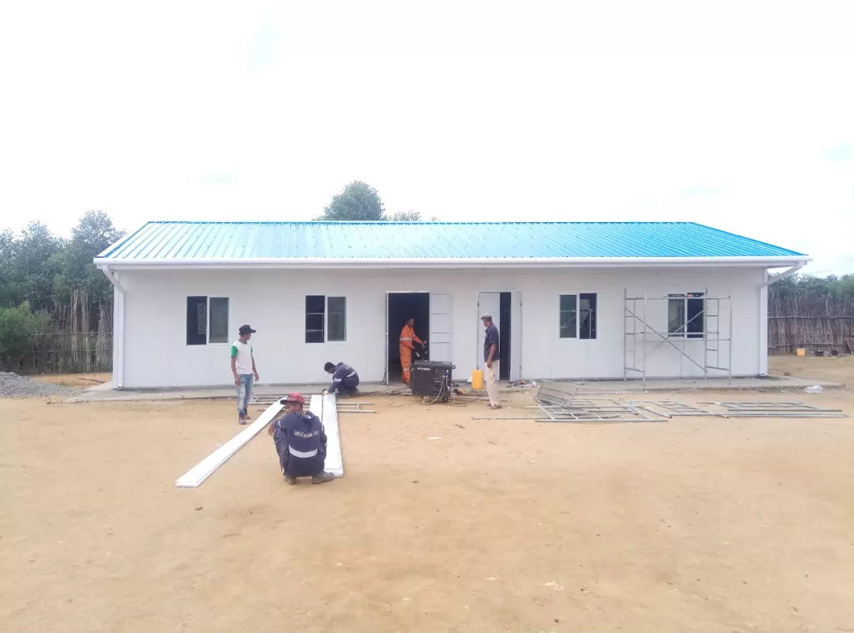 Madagascar project - light steel prefab house