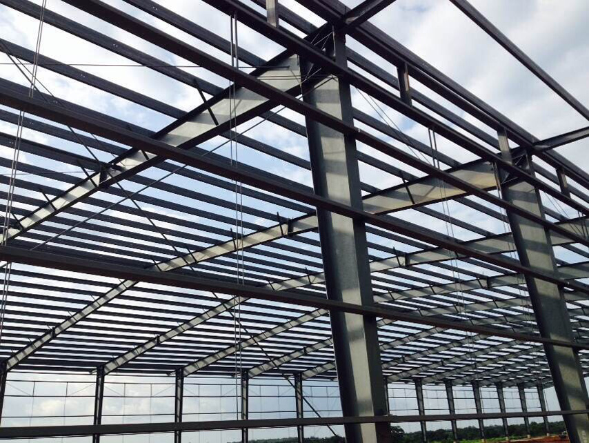 Light Steel Frame of ghana steel prefabricated warehouse