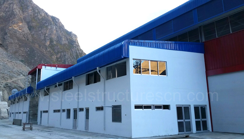 Peru Steel Structure Building for Hydroelectric Power Station