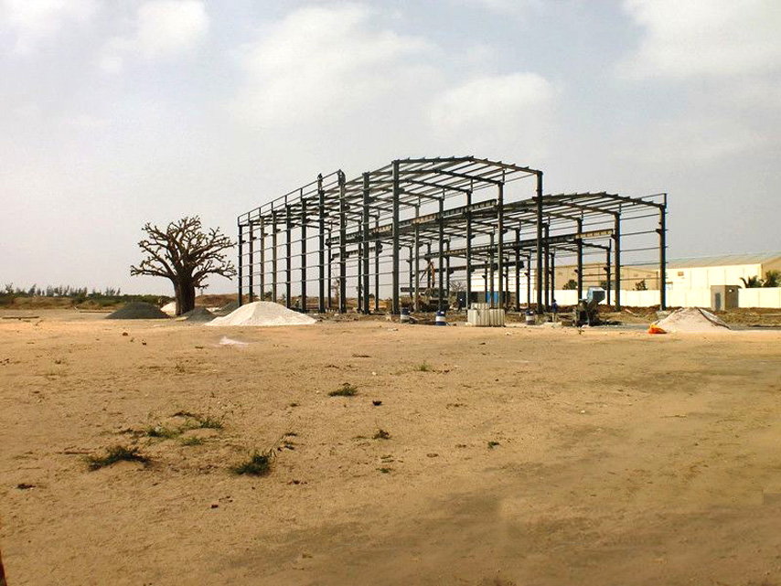 Senegal steel structure workshop project
