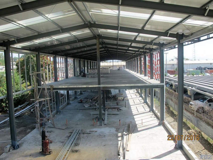 Steel Frame Structure of warehouse and office