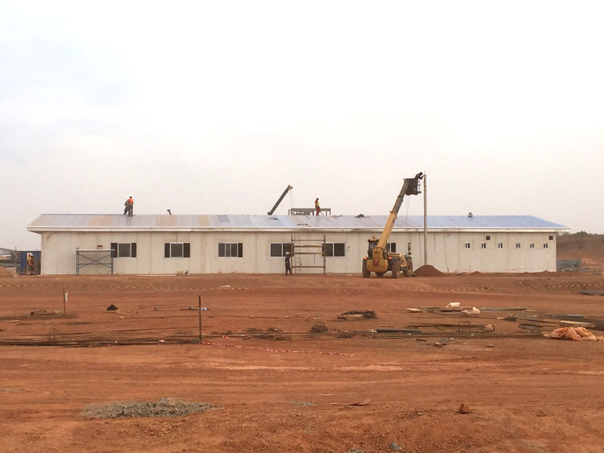 Burkina Faso steel prefab house project