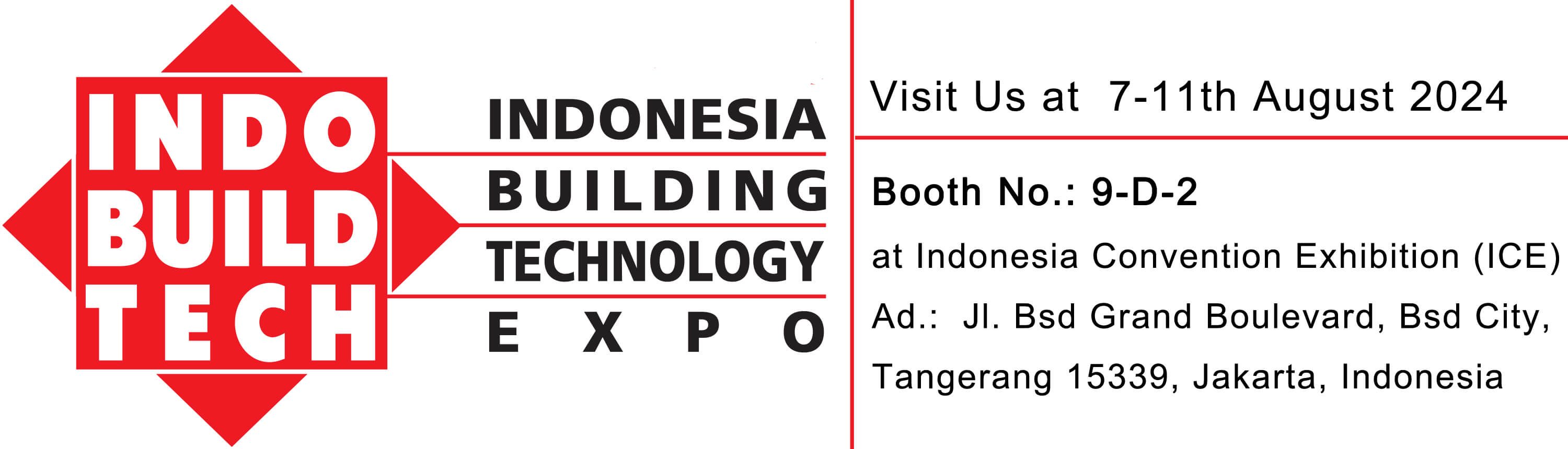 Reger Steel Structure will Attend IndoBuildTech 2024