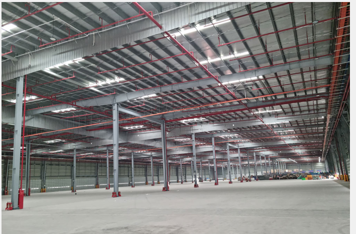 china steel structure warehouse