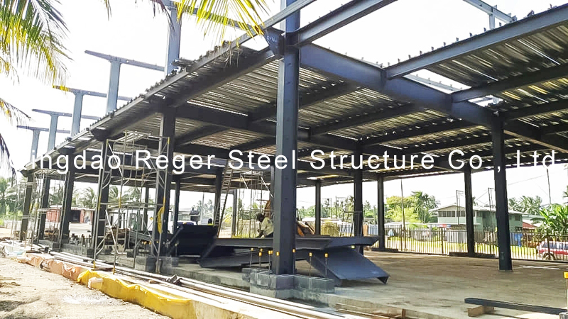 Two-Story Steel Frame Store Building