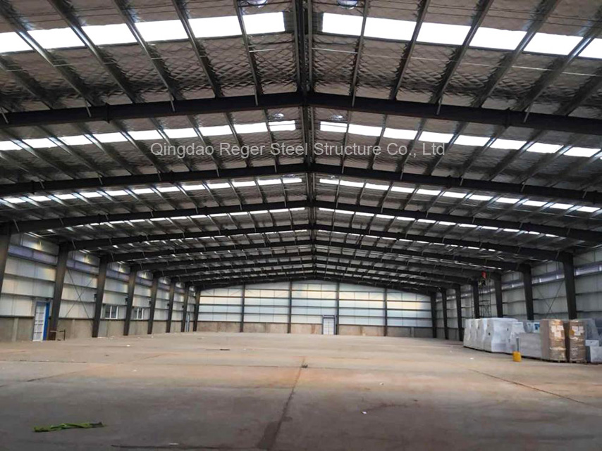 finished steel structure warehouse