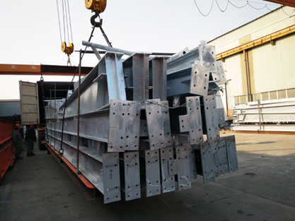 Loading steel structure
