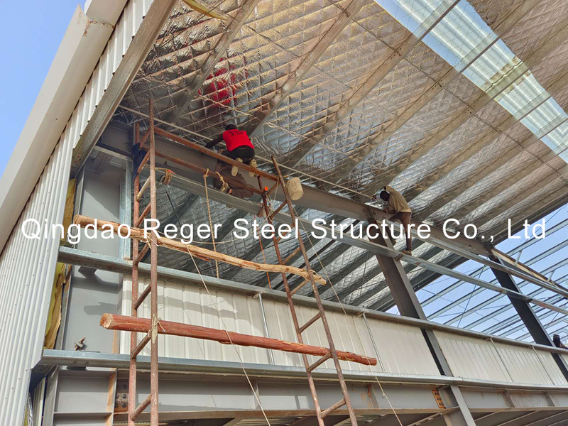 Senegal Steel Structure Workshop Hangar for Brick Making