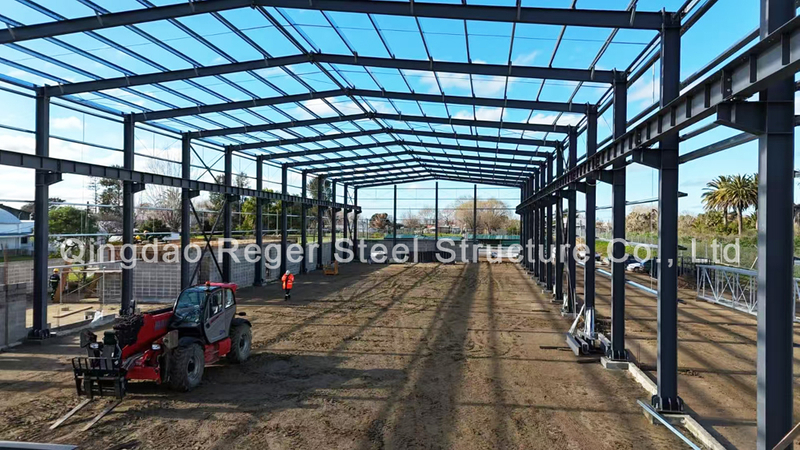 Uruguay Steel Structure Factory Building with Partial Mezzanine Office