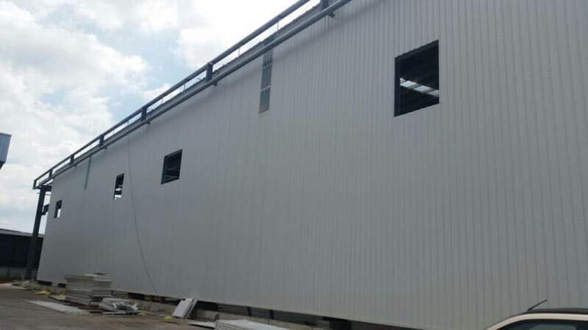 Wall of Malaysia Steel Structure Prefab Warehouse and Office