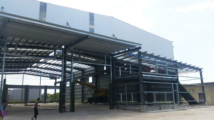 Malaysia Steel Structure Prefab Warehouse and office Project