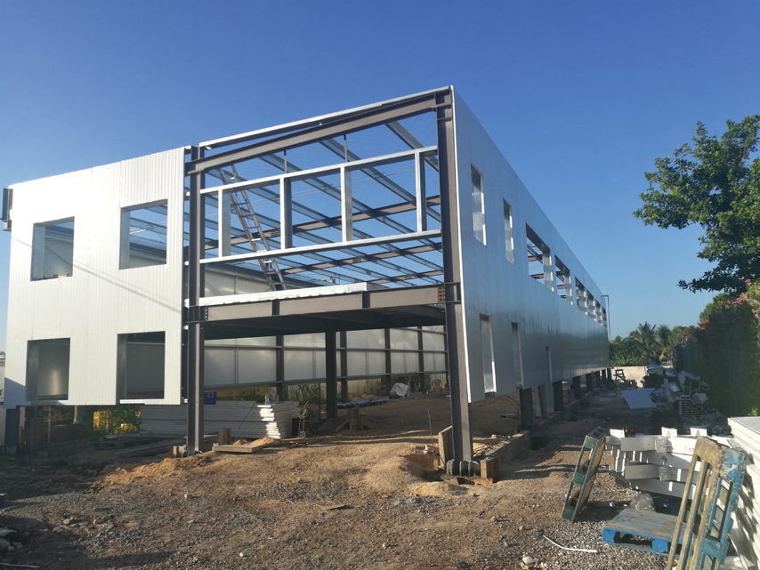 Jamaica Steel Structure Bakery House Erection