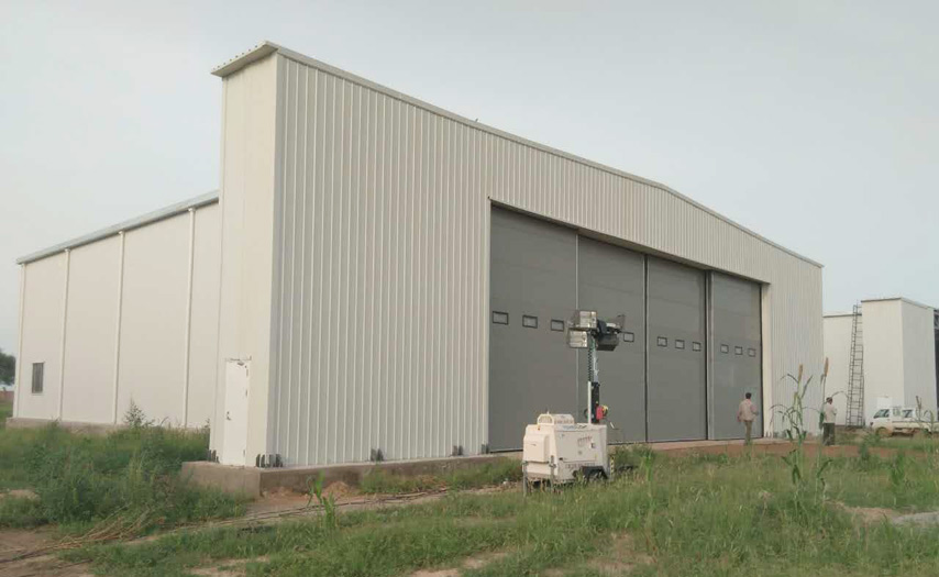 Prefab Steel Structure Aircraft Hangar