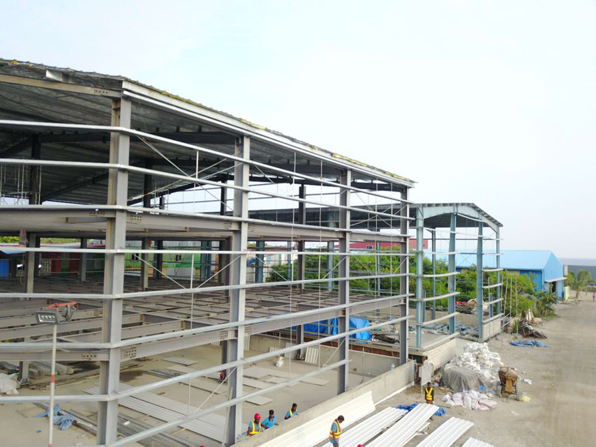Maldives steel warehouse project