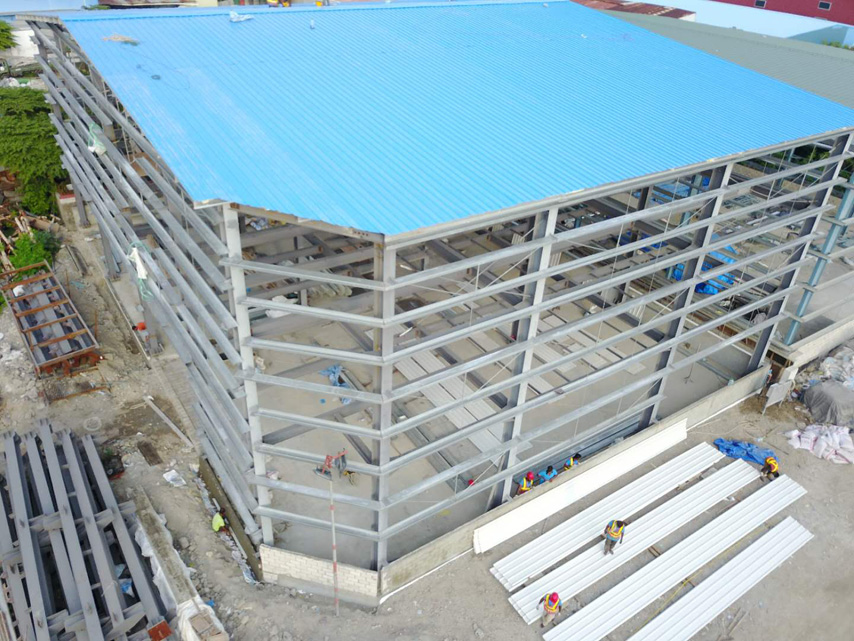 Maldives steel structure warehouse